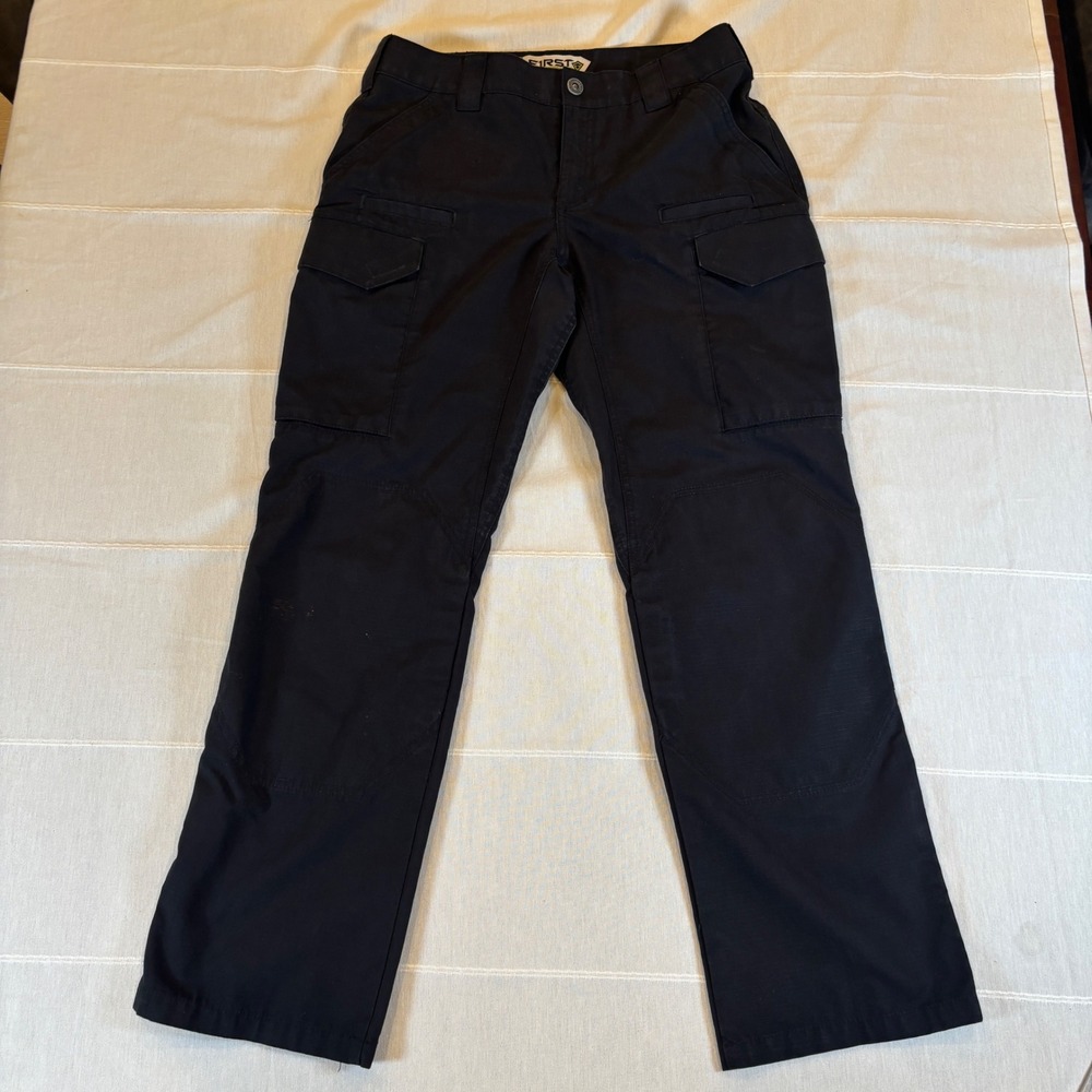 First Tactical V2 Black Ripstop Cargo Pants Womens Size 8 Regular 122001